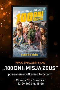 Plakat filmu 100 dni: Misja Zeus - spotkanie z twórcami