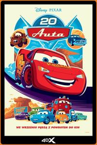 Plakat filmu Auta (re-release)
