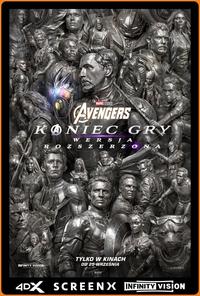 Plakat filmu Avengers: Koniec gry – wersja rozszerzona Infinity Vision