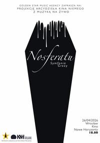 Plakat filmu Nosferatu - symfonia grozy z muzyką na żywo