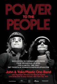Poster of Power To The People: John & Yoko Live in