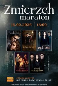 Plakat filmu Saga "Zmierzch" - maraton