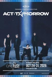 Plakat filmu TOMORROW X TOGETHER WORLD TOUR 'ACT : TOMORROW'